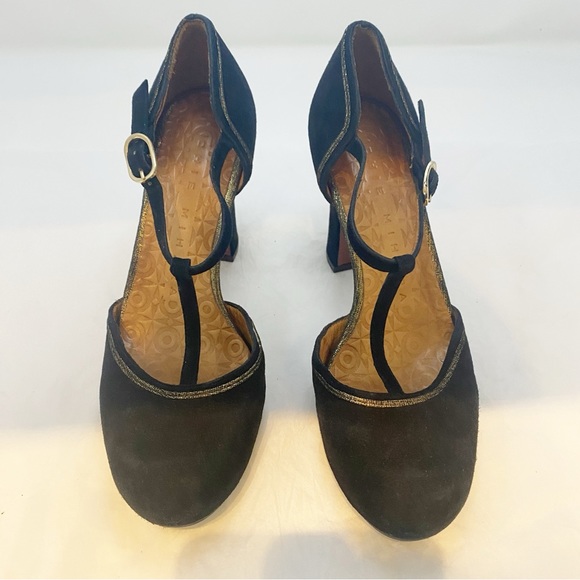 Chie Mahara Delta Suede Mary Jane Heels - 36 - Picture 3 of 16